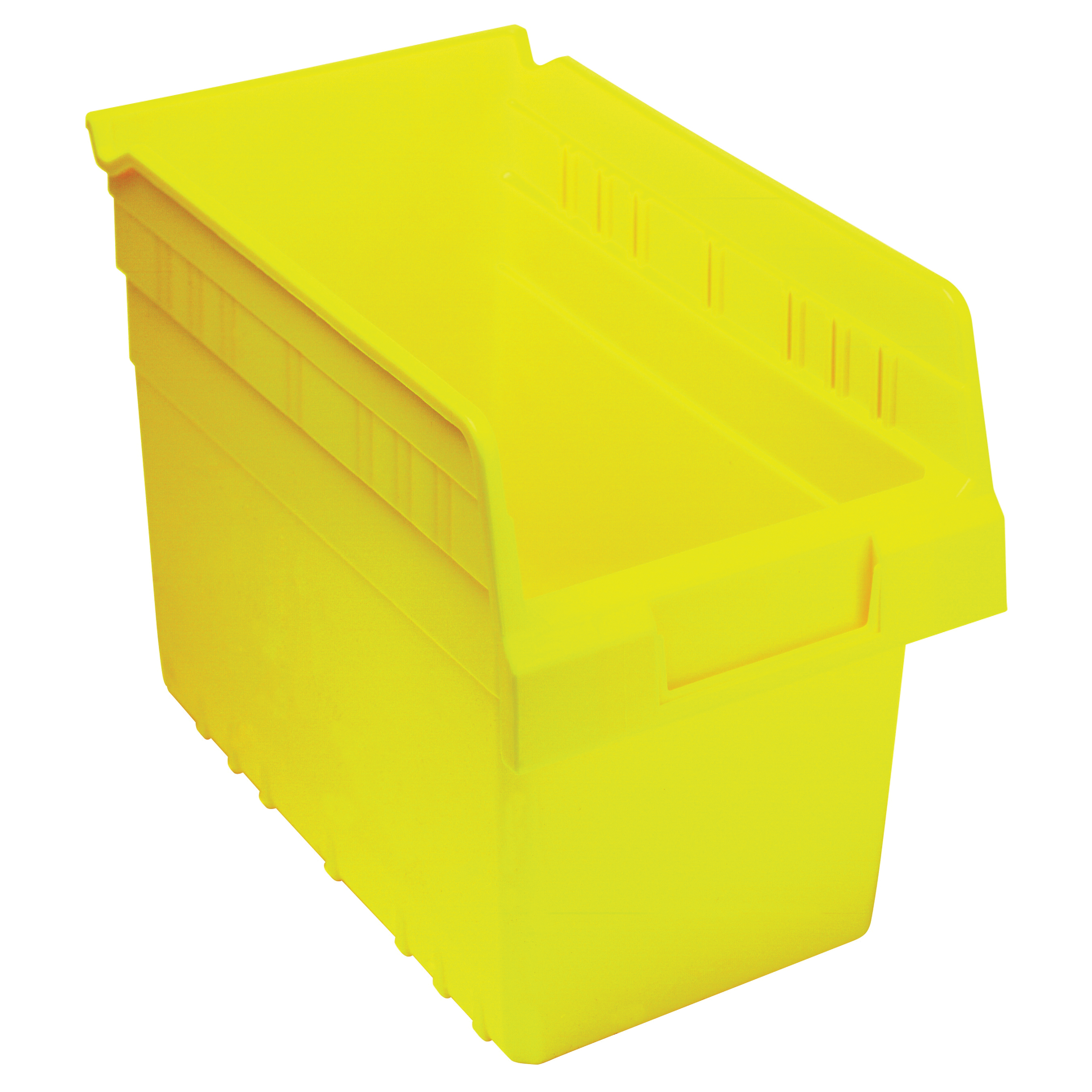 Store-Max QSB802YL Shelf Bin, 11-5/8 in L x 6-5/8 in W x 8 in H, 0.25 cu-ft, Yellow