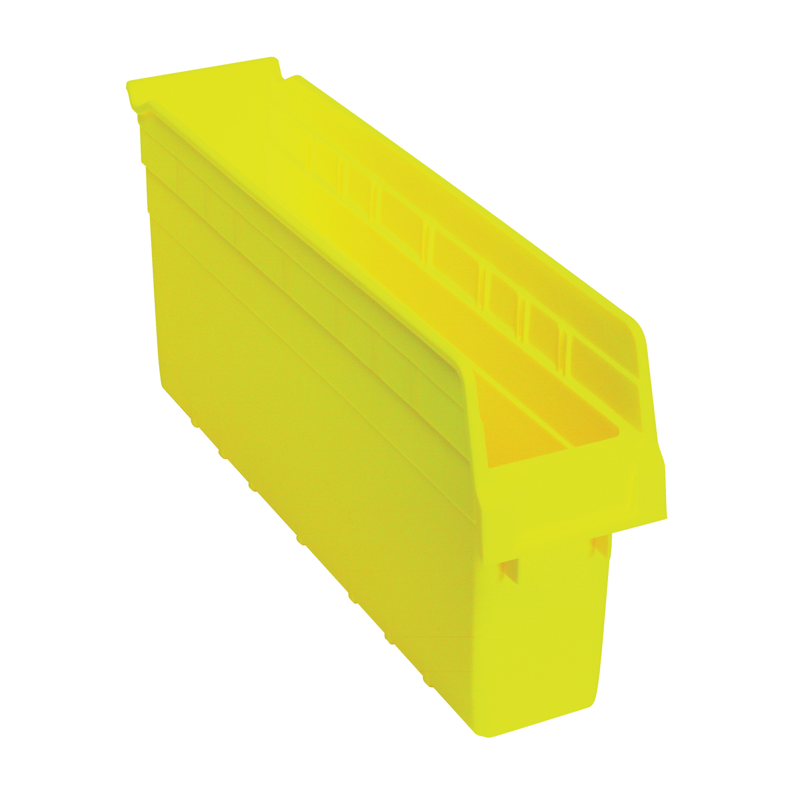 Store-Max QSB803YL Shelf Bin, 17-7/8 in L x 4-3/8 in W x 8 in H, 0.23 cu-ft, Yellow