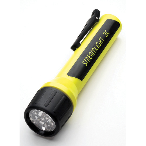 Streamlight 33202 ProPolymer Industrial Non-Rechargeable Handheld Flashlight, LED Bulb, Polymer Housing, 85 Lumens, 10 Bulbs