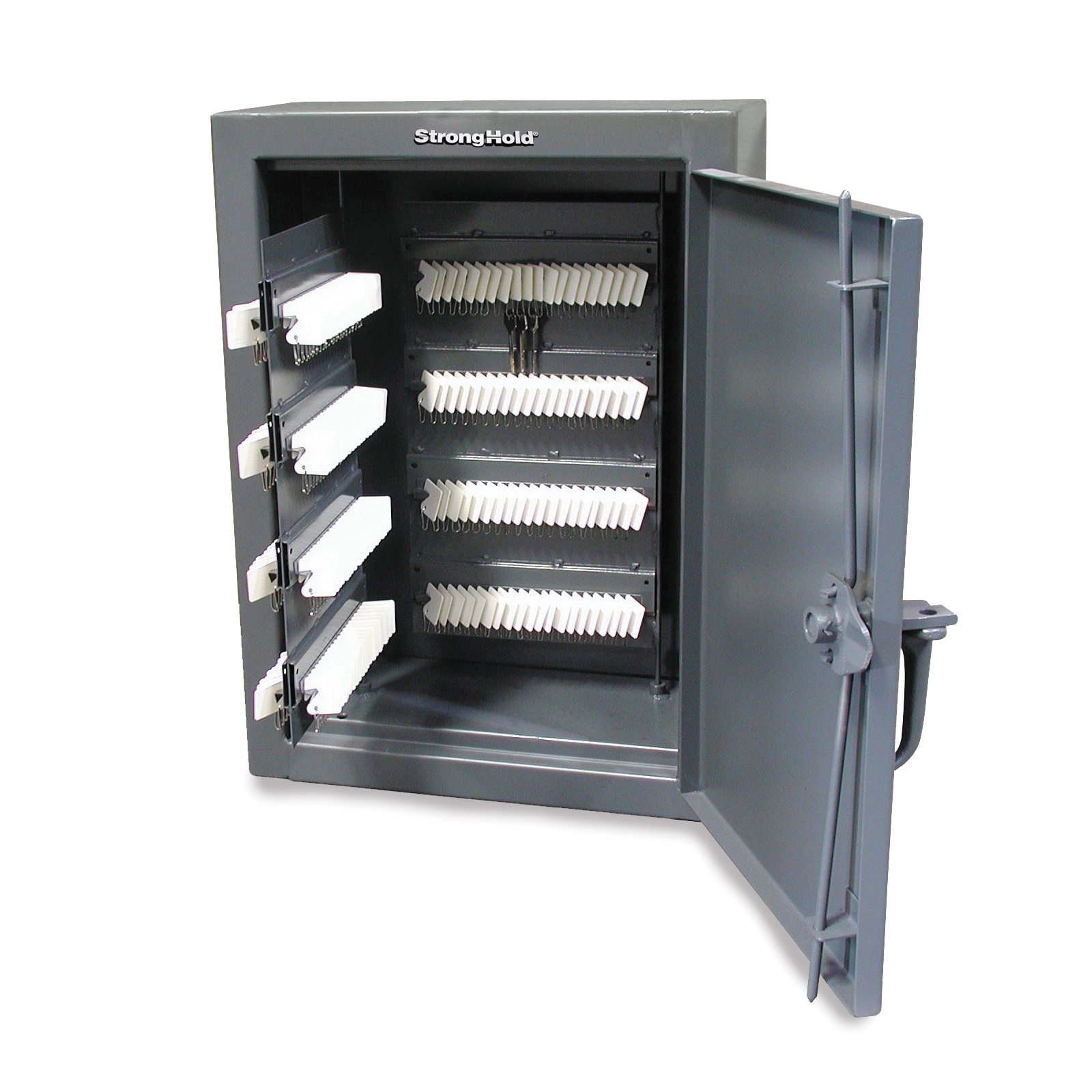 Strong Hold 22-KC-100 Heavy Duty Key Cabinet, 24 in H x 10 in D x 24 in W, Solid Door, 12 ga Steel