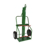 Sumner 782495 Full Range High Rail Cylinder Cart With Fire Wall, Lifting Eye and Pneu Tires, 244 to 330 cf Oxygen/210 to 420 cf Acetylene, 22.1 in L x 36.8 in W x 66-1/2 in H
