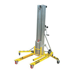 Sumner 783650 2100 Lightweight Contractor's Lift, 650 lb Load, 10 ft 11-5/8 in Lifting Forks Up, 12 ft 11-3/8 in Lifting Forks Down, 74 in OD Base Legs, 31-1/4 in ID Base Legs