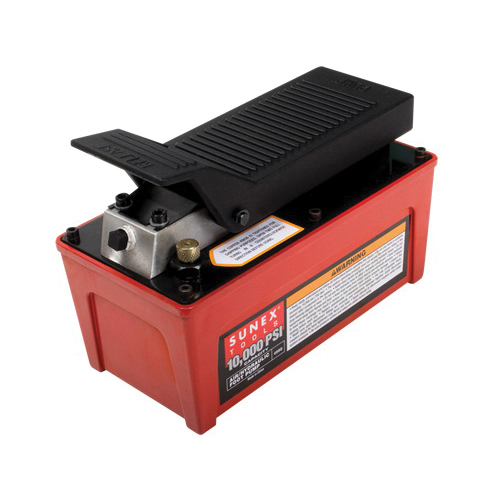 Sunex 4998 Air/Hydraulic Foot Pump, 10000 psi