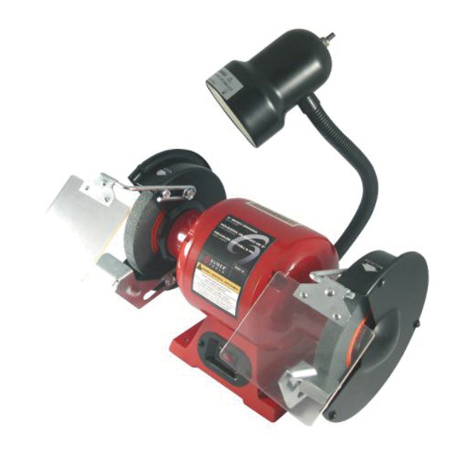 Sunex 5001A Bench Grinder With 40 W Flexible Work Light, 6 in Dia, 1/2 in, 3450 rpm, 1/2 hp