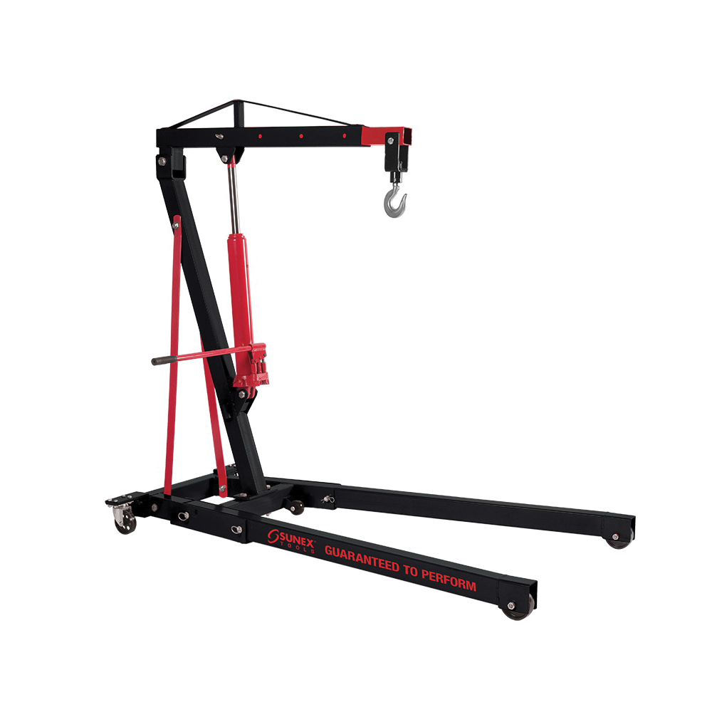 Sunex 5222 Foldable Engine Crane, 2 ton Lifting, Drop Forged Steel