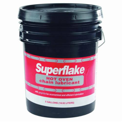 Superior Graphite SLIP Plate Superflake 45590 Hot Oven Chain Lubricant, 1 gal Can, Liquid Form, Black/Gray, 1.03