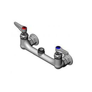 T & S 002832-40 Pre-Rinse Unit Base Faucet, 8 in Center, Polished Chrome