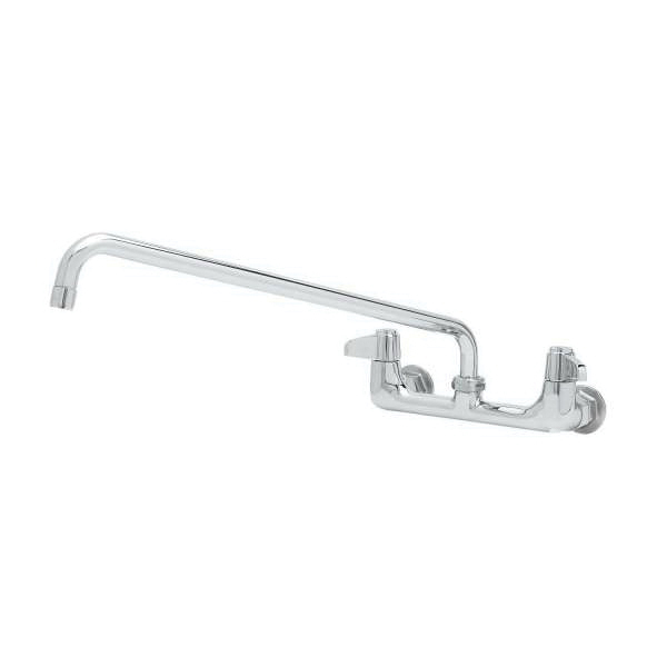 T & S 5F-8WLX18 Equip Faucet, 5.2 gpm Flow Rate, 8 in Center, Swivel Spout, Polished Chrome