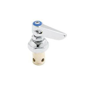 T & S 002713-40 Left Hand External Eterna Cold Faucet Spindle, For Use With Eterna Cartridge Faucet, Metal, Polished Chrome, Import