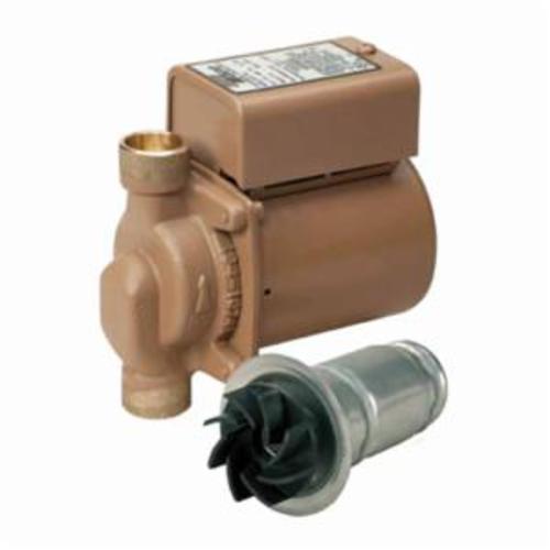 Taco 006-B4 6 Series Cartridge Circulator Pump, 0 to 11 gpm Flow Rate, 3/4 in C Inlet, 115 VAC, 1 ph