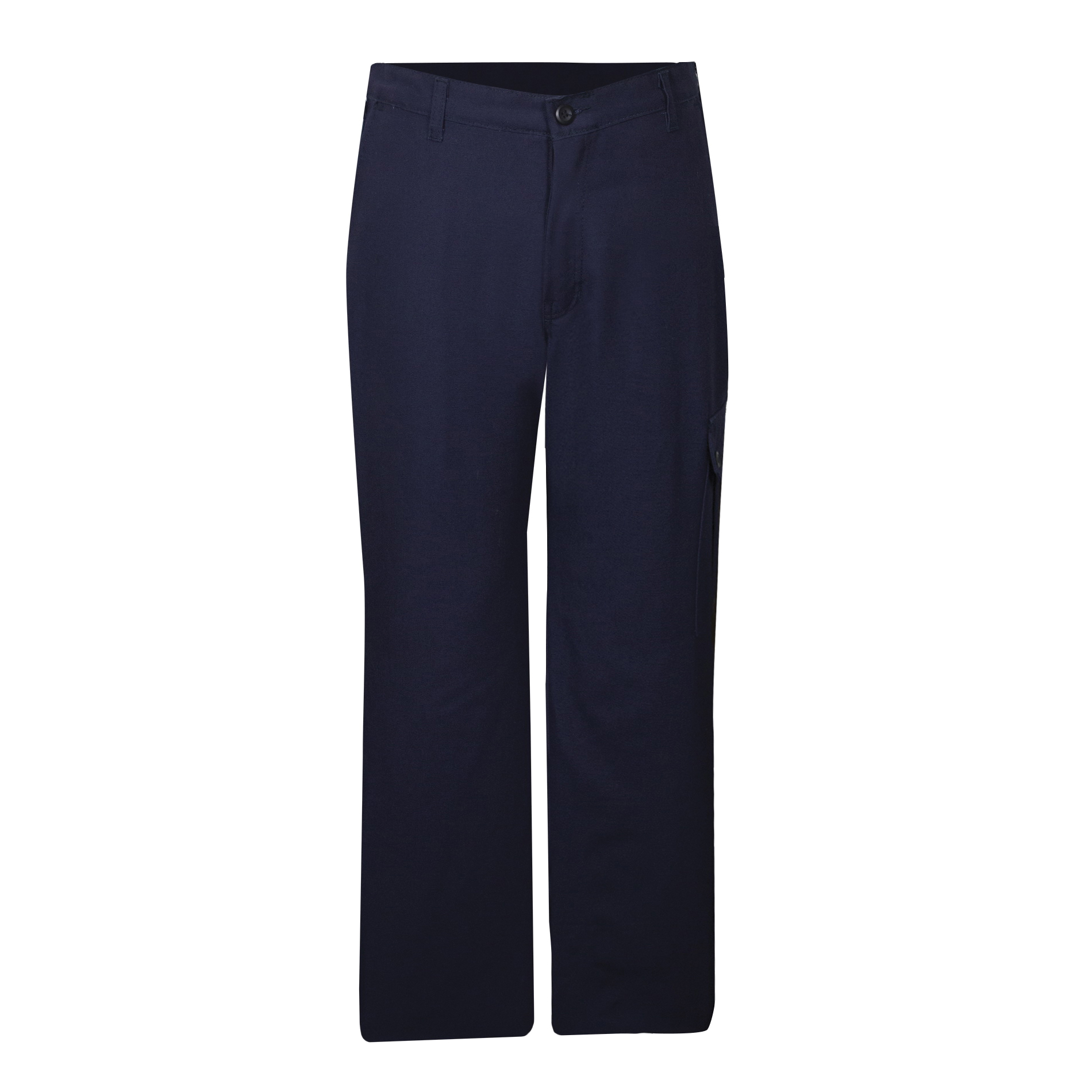 TECGEN FR PNT9SU30X30 Performance Utility Pant, 30 in Waist, 30 in L Inseam, Navy, Duck