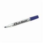Dixon by Ticonderoga RediMark 87180 Heavy Duty Permanent Marker, Chisel Felt Tip, Metal, Blue