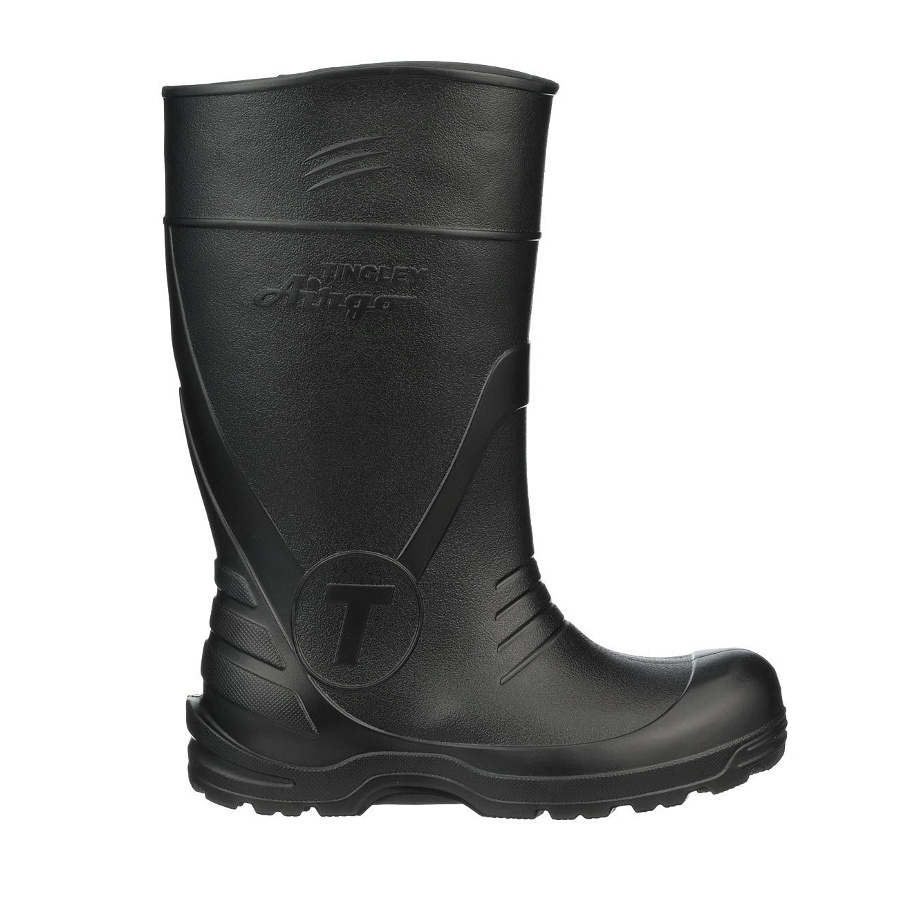 Tingley Airgo 21141.06 Ultra Lightweight Knee Boots, Unisex, SZ 6/8, 15 in H, Plain Toe, EVA Upper, EVA Outsole, Resists: Traction, Slip, Certain Acids, Alkalis, Fats, Oils, Hydrocarbons, Caustics and other Chemicals