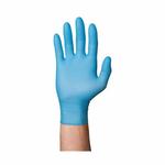 TouchNTuff 586312 92-616 Lightweight Disposable Gloves, XS/SZ 5.5 to 6, Nitrile, Blue, 9 in L, Non-Powdered, 3 mil THK, Application Type: Exam/Medical Grade, Ambidextrous Hand