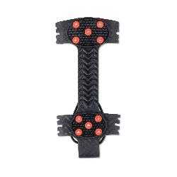 Trex 16773 6310 Adjustable Ice Cleat, Unisex, M, Carbon Steel/Stretchable Rubber, Black, For Use With Shoe and Boot