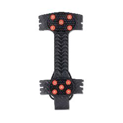 Trex 16775 6310 Adjustable Ice Cleat, Unisex, XL, Carbon Steel/Stretchable Rubber, Black, For Use With Shoe and Boot