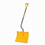 True Temper 1603072 Snow Shovel, 18 in W, Poly Blade