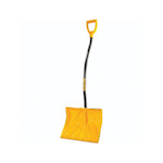 True Temper 1603400 Snow Shovel, 18 in W, Poly Blade