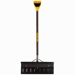 True Temper 1639300 Snow Pusher With Brace, 24 in W, Steel Blade