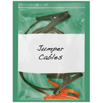 U-Line S-12270 Reclosable Bag, 20 in L x 14 in W x 4 mil THK, Polyethylene