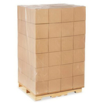 U-Line S-7520 Pallet Cover, 96 in H x 54 in W x 44 in D, 2 mil THK, Clear