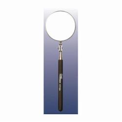 Ullman HTS-2 High Tech Telescoping Inspection Mirror, 3-1/4 in Mirror, Round Shape, 6-1/2 to 29-1/2 in L, Cushion Grip Handle