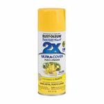 Ultra Cover 2x 249092 Painter's Touch Enamel Spray Paint, 12 oz Container, Liquid Form, Sun Yellow, 8 to 12 sq-ft/can Coverage