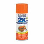 Ultra Cover 2x 249095 Painter's Touch Enamel Spray Paint, 12 oz Container, Liquid Form, Real Orange, 8 to 12 sq-ft/can Coverage