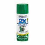 Ultra Cover 2x 249100 Painter's Touch Enamel Spray Paint, 12 oz Container, Liquid Form, Meadow Green, 8 to 12 sq-ft/can Coverage