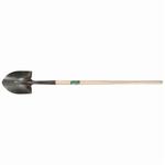 UnionTools 40191 Round Point Shovel, 48 in Handle Length, Hardwood Handle
