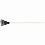 UnionTools 64197 Shrub Rake, Polyethylene, Hardwood Handle