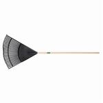 UnionTools 64309 Leaf Rake, Polypropylene, Hardwood Handle