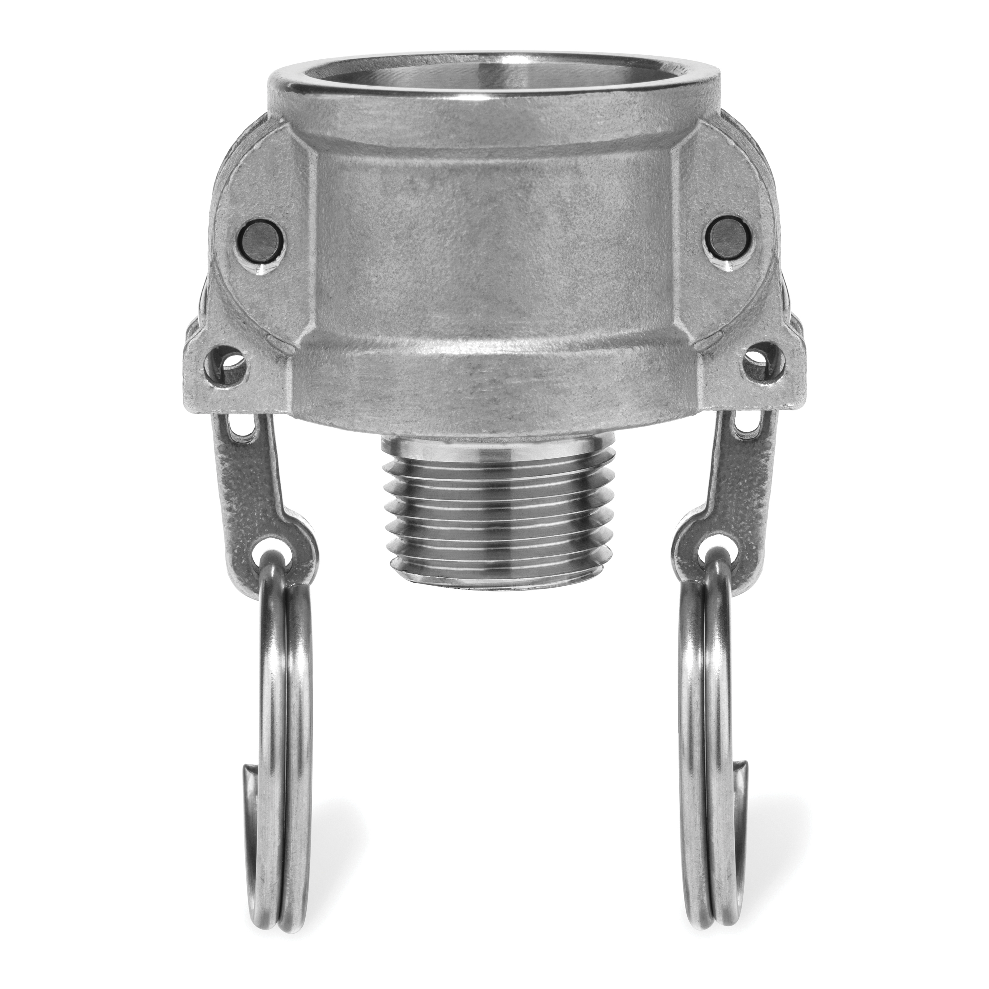 USA SEALING BULK-CGF-12 Type B Cam and Groove Coupler, 1/2 in Nominal, Female x MNPT End Style, 316 Stainless Steel, Import