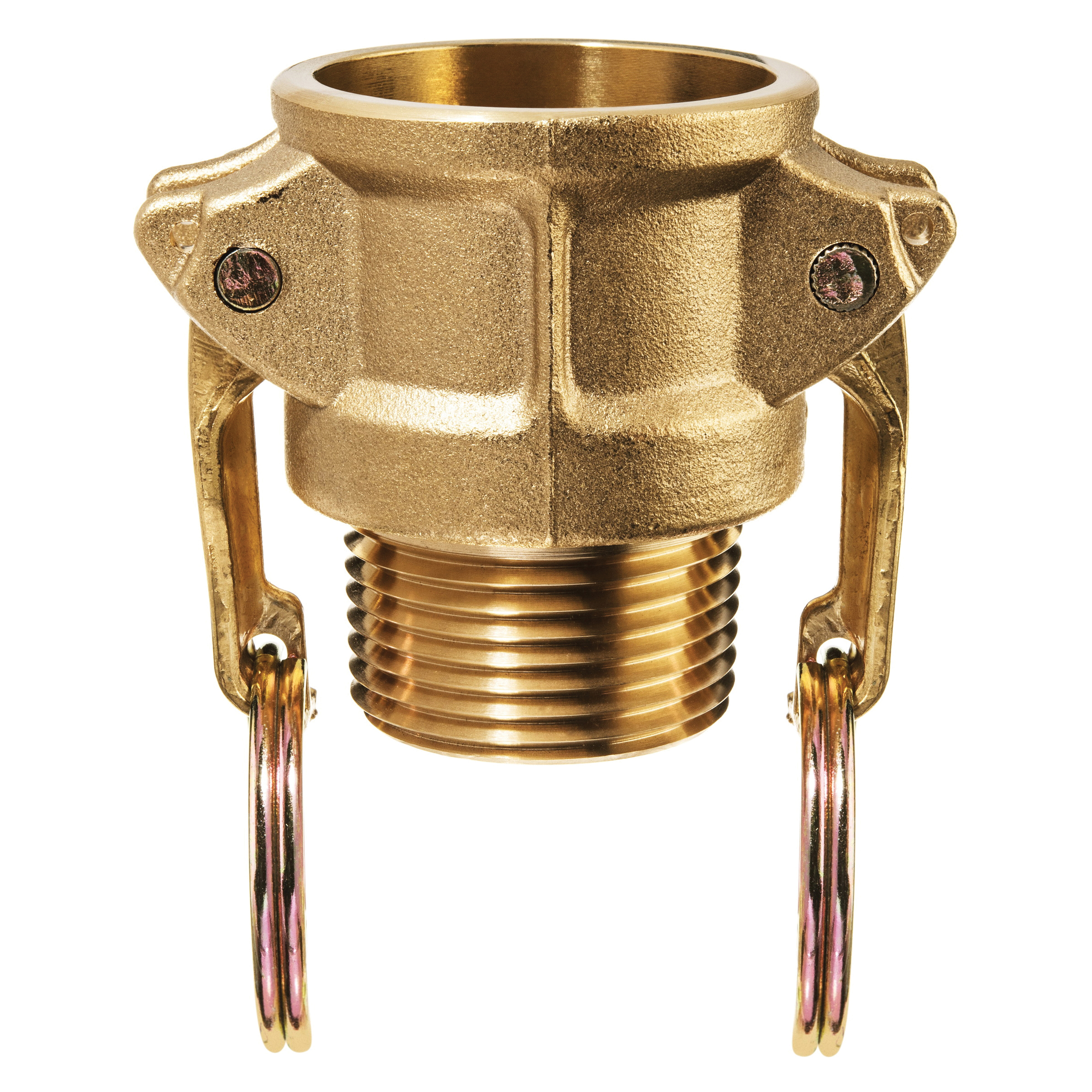 USA SEALING BULK-CGF-188 Type B Cam and Groove Coupler, 1/2 in Nominal, Female x MNPT End Style, Brass, Import