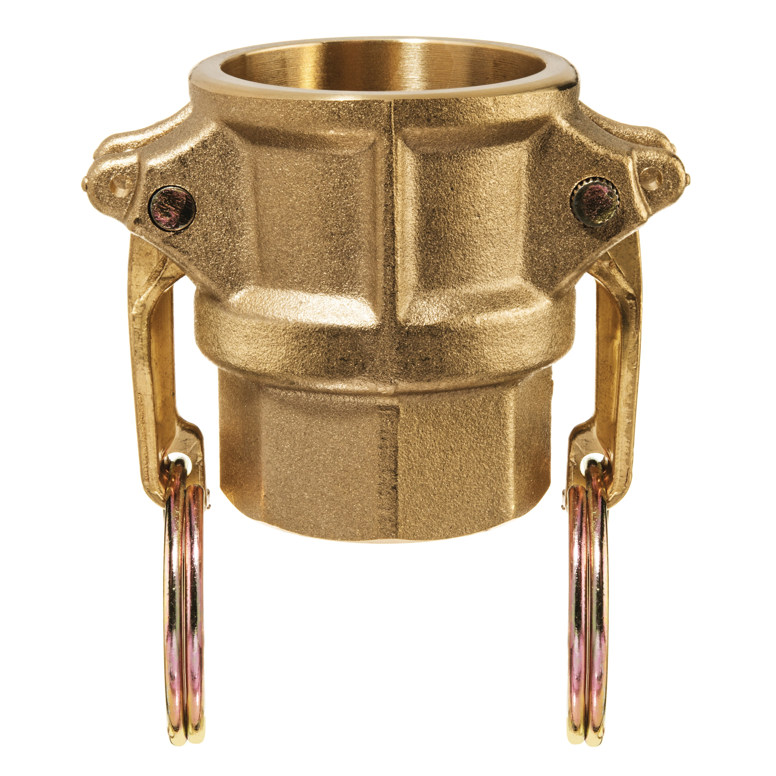 USA SEALING BULK-CGF-210 Type D Cam and Groove Coupler, 1/2 in Nominal, Female x FNPT End Style, Brass, Import