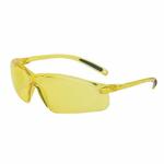 Uvex by Honeywell A702 A700 General Purpose Safety Eyewear, Anti-Scratch/Hard Coat, Amber Lens, Wrap Around Frame, Amber, Polycarbonate Frame, Polycarbonate Lens, ANSI Z87.1-2010, CSA Z94.3