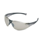 Uvex by Honeywell A804 A800 General Purpose Safety Eyewear, Anti-Scratch/Hard Coat, Indoor/Outdoor Silver Mirror Lens, Wrap Around Frame, Gray, Polycarbonate Frame, Polycarbonate Lens, ANSI Z87.1-2010