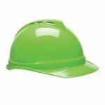 V-Gard 10035212 500 Vented Protective Cap, SZ 6-1/2 Fits Mini Hat, SZ 8 Fits Max Hat, Polyethylene, 4-Point Fas-Trac III Suspension, ANSI Electrical Class Rating: Class C, ANSI Impact Rating: Type I, Ratchet Adjustment