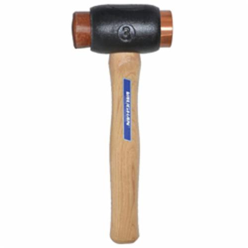 Vaughan CR175 Face Hammer, Round Face, 56 oz Malleable Iron Head, Hardwood Handle