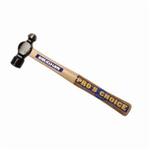 Vaughan TC2012 Ball Pein Hammer, 12 in OAL, 12 oz Forged Steel Head, Hickory Wood Handle