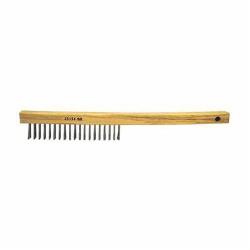 Vortec Pro 25154 Hand Wire Scratch Brush, 6 in Brush, 13-1/2 in L x 1 in W Block, 1 in L Stainless Steel Trim