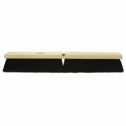Vortec Pro 25231 Push Broom, 18 in OAL, 3 in L Trim, Medium Sweep Face, Black Tampico Bristle