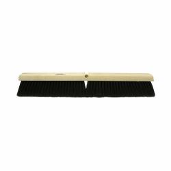 Vortec Pro 25232 Push Broom, 24 in OAL, 3 in L Trim, Medium Sweep Face, Black Tampico Bristle