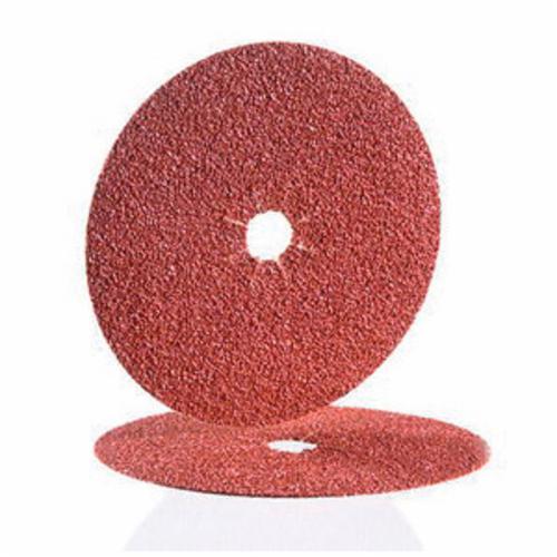 VSM 85861 KF708 Coated Abrasive Disc, 7 in Dia, 7/8 in Center Hole, 50 Grit, Coarse Grade, Aluminum Oxide Abrasive