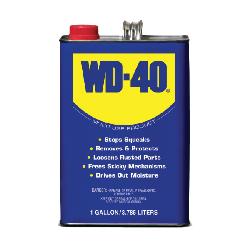 WD-40 490118 Multi-Use Lubricant, 1 gal Can, Liquid Form, Light Amber, 0.8