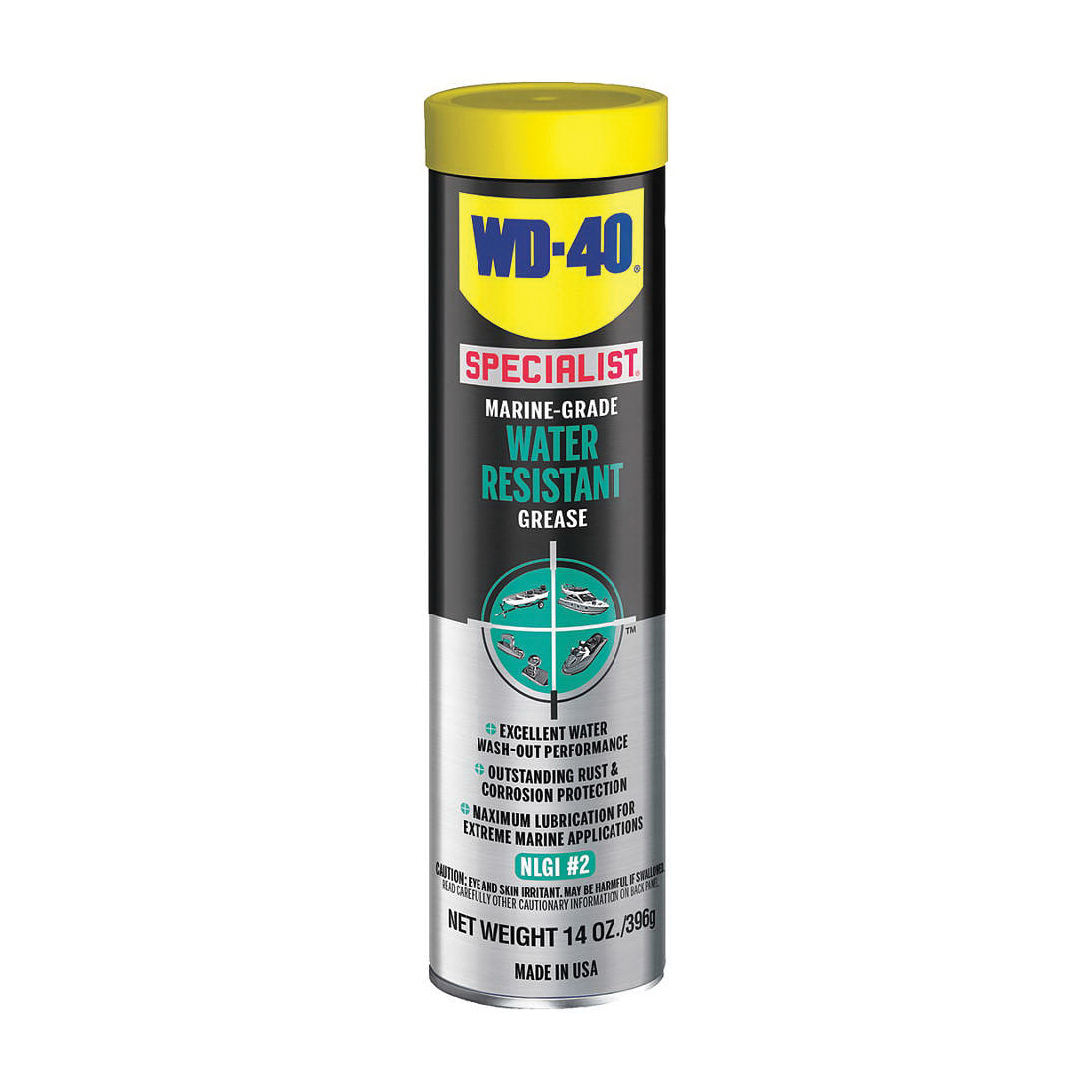 WD-40 SPECIALIST 300400 Heavy Duty Extreme Pressure Grease, 14 oz Cartridge, Red, 0 to 620 deg F