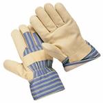 Wells Lamont Thermofill Y0042L Insulated General Purpose Gloves, Work, Gunn Cut with Wing Thumb Style, L, Pigskin Leather Palm, Pigskin Leather, Brown, Safety Cuff, Uncoated Coating, Thermofill Lining