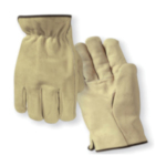 Wells Lamont Y0133L Driver's Gloves, Drivers, Gunn Cut/Straight Thumb Style, L, Grain Cowhide Leather Palm, Grain Cowhide Leather, Brown, Slip-On Cuff, Resists: Oil and Gas