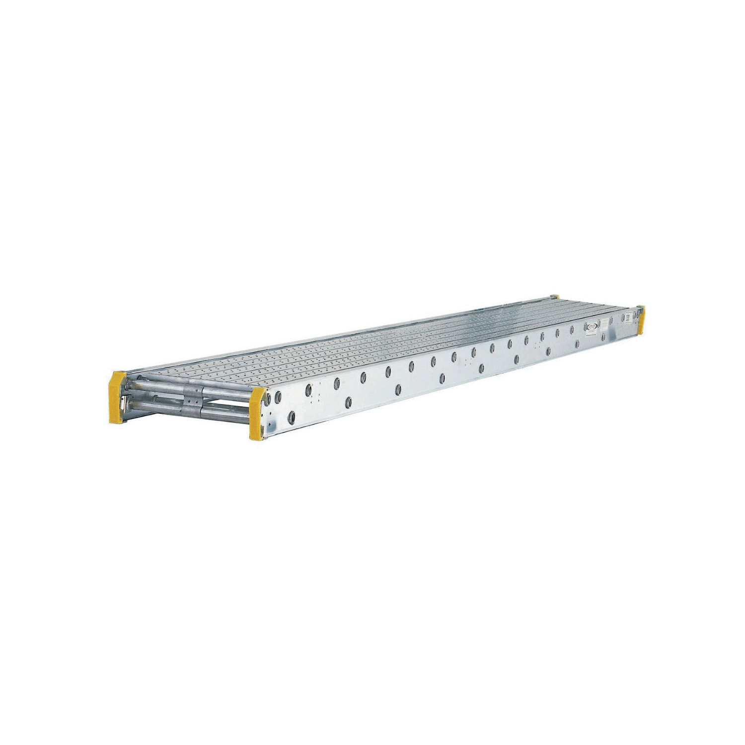 WERNER 2508 2500 Ladder Jack Stage, 8 ft L x 20 in W x 4 in H, 500 lb Load, Aluminum