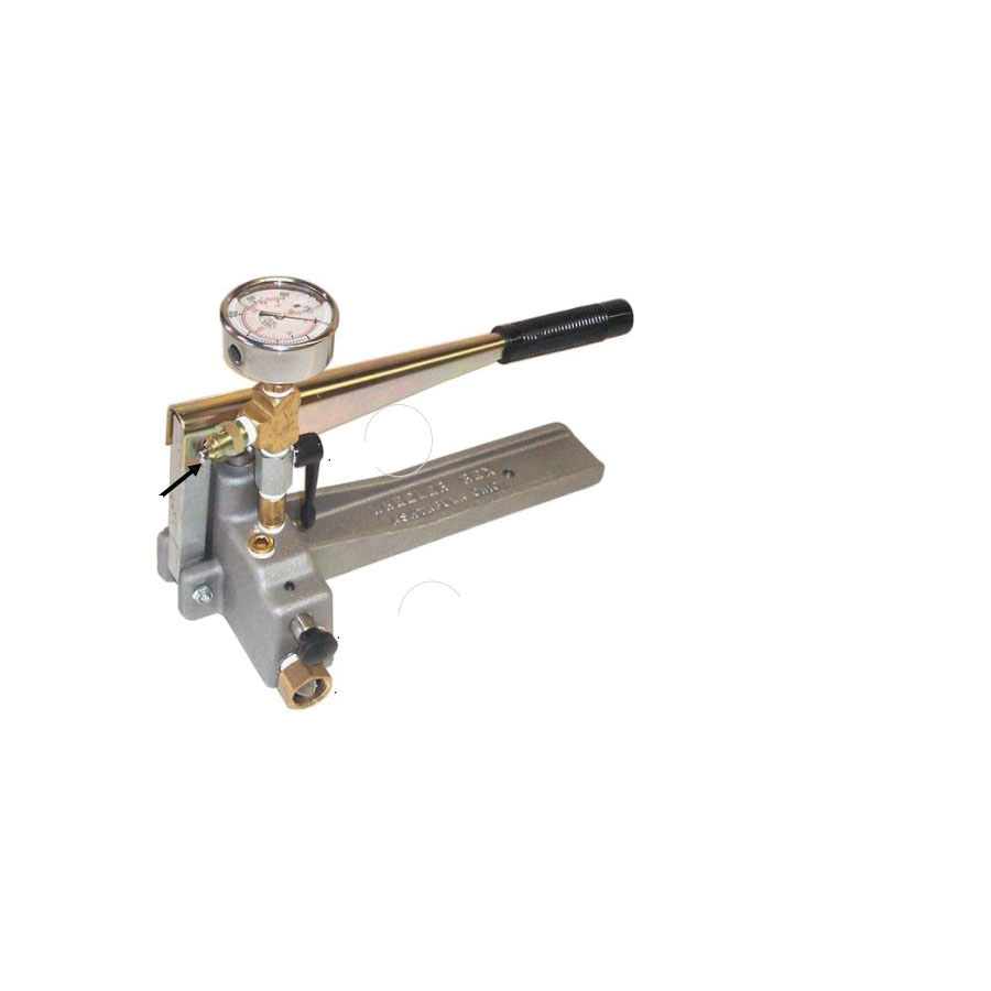 Wheeler-Rex 29200 Hand Operated Hydrostatic Test Pump, 3/4 in Female Garden Hose Inlet x 9/16-18 JICF Male Outlet